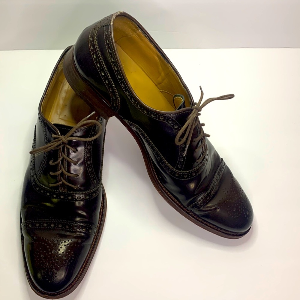 Brooks Brothers 346 Mens Brown Leather